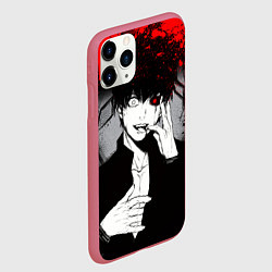 Чехол iPhone 11 Pro матовый ТОКИЙСКИЙ ГУЛЬ TOKYO GHOUL, цвет: 3D-малиновый — фото 2