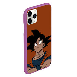 Чехол iPhone 11 Pro матовый DRAGON BALL ДРАГОН БОЛЛ, цвет: 3D-фиолетовый — фото 2