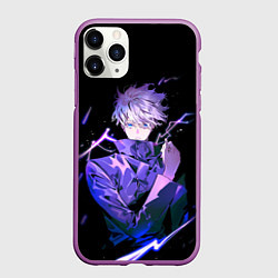 Чехол iPhone 11 Pro матовый JUJUTSU KAISEN, цвет: 3D-фиолетовый