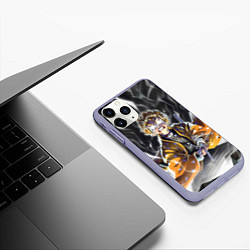 Чехол iPhone 11 Pro матовый ЗЕНИЦУ ZENITSU KNY, цвет: 3D-светло-сиреневый — фото 2