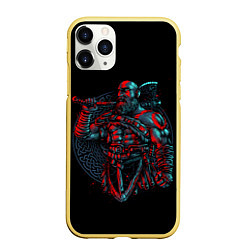 Чехол iPhone 11 Pro матовый Brutal Kratos