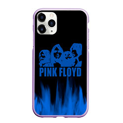 Чехол iPhone 11 Pro матовый Pink rloyd