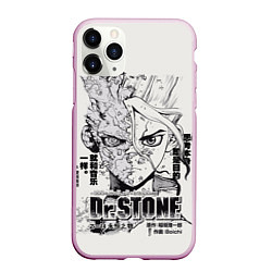 Чехол iPhone 11 Pro матовый Dr Stone Senkuu, цвет: 3D-розовый