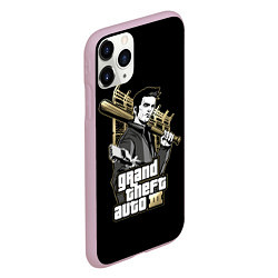 Чехол iPhone 11 Pro матовый Клод GTA 3, цвет: 3D-розовый — фото 2