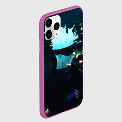 Чехол iPhone 11 Pro матовый Магическая битва, цвет: 3D-фиолетовый — фото 2