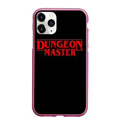 Чехол iPhone 11 Pro матовый Stranger Dungeon Master, цвет: 3D-малиновый