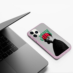 Чехол iPhone 11 Pro матовый Jony, цвет: 3D-розовый — фото 2