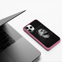 Чехол iPhone 11 Pro матовый Jony, цвет: 3D-малиновый — фото 2