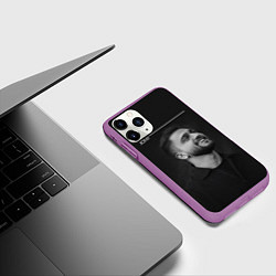 Чехол iPhone 11 Pro матовый Jony, цвет: 3D-фиолетовый — фото 2