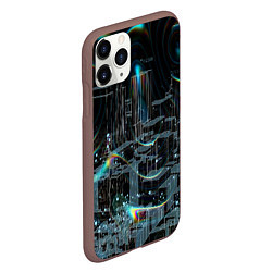 Чехол iPhone 11 Pro матовый Симуляция, цвет: 3D-коричневый — фото 2