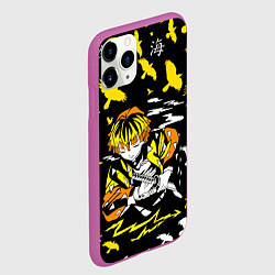 Чехол iPhone 11 Pro матовый ЗЕНИЦУ АГАЦУМА, цвет: 3D-фиолетовый — фото 2