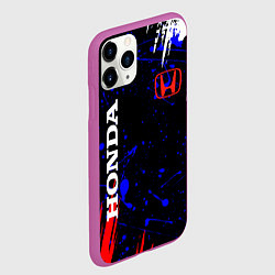 Чехол iPhone 11 Pro матовый HONDA, цвет: 3D-фиолетовый — фото 2