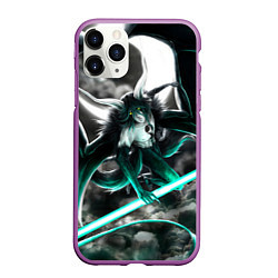 Чехол iPhone 11 Pro матовый Ulquiorra Schiffer Bleach, цвет: 3D-фиолетовый