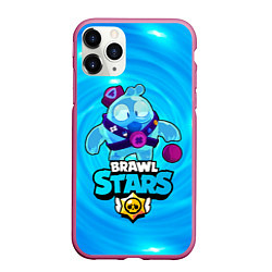 Чехол iPhone 11 Pro матовый Сквик Squeak Brawl Stars, цвет: 3D-малиновый