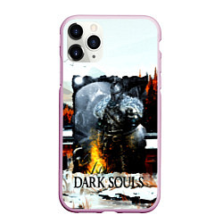 Чехол iPhone 11 Pro матовый DARK SOULS NEW, цвет: 3D-розовый