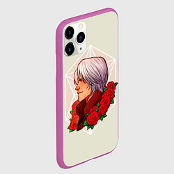 Чехол iPhone 11 Pro матовый Данте DMC, цвет: 3D-фиолетовый — фото 2