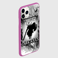 Чехол iPhone 11 Pro матовый DARK SOULS ТЁМНЫЙ МИР, цвет: 3D-фиолетовый — фото 2