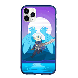 Чехол iPhone 11 Pro матовый Nero anime