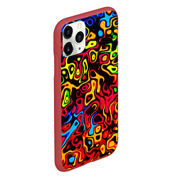 Чехол iPhone 11 Pro матовый LIQUID, цвет: 3D-красный — фото 2
