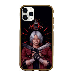 Чехол iPhone 11 Pro матовый Saint Dante, цвет: 3D-коричневый