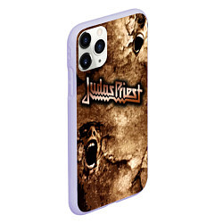 Чехол iPhone 11 Pro матовый JUDAS PRIEST SCREAM, цвет: 3D-светло-сиреневый — фото 2