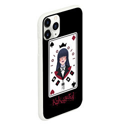 Чехол iPhone 11 Pro матовый Безумный Азарт Kakegurui, цвет: 3D-белый — фото 2