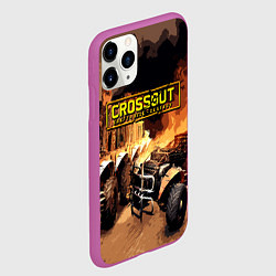 Чехол iPhone 11 Pro матовый Crossout Online, цвет: 3D-фиолетовый — фото 2