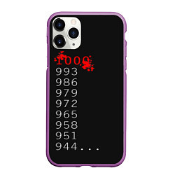 Чехол iPhone 11 Pro матовый 1000 - 7 Tokyo Ghoul, цвет: 3D-фиолетовый