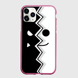 Чехол iPhone 11 Pro матовый Geometry Dash: Fondo, цвет: 3D-малиновый