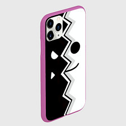 Чехол iPhone 11 Pro матовый Geometry Dash: Fondo, цвет: 3D-фиолетовый — фото 2