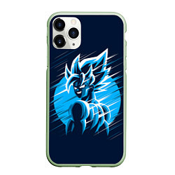 Чехол iPhone 11 Pro матовый Dragon Ball Z Art, цвет: 3D-салатовый