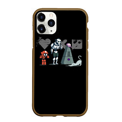 Чехол iPhone 11 Pro матовый Любовь, Смерть & Роботы