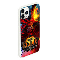 Чехол iPhone 11 Pro матовый Path of Exile, цвет: 3D-белый — фото 2