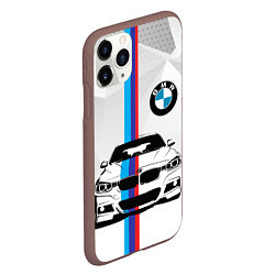 Чехол iPhone 11 Pro матовый BMW БМВ M PERFORMANCE, цвет: 3D-коричневый — фото 2