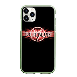 Чехол iPhone 11 Pro матовый Dethklok, цвет: 3D-салатовый