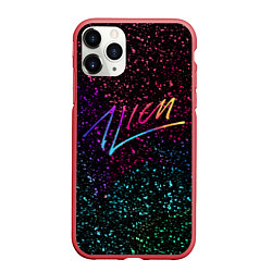 Чехол iPhone 11 Pro матовый AVICII АВТОГРАФ RAIBOW