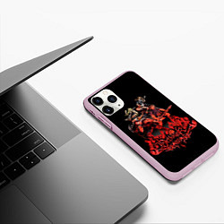 Чехол iPhone 11 Pro матовый Dethklok concert, цвет: 3D-розовый — фото 2