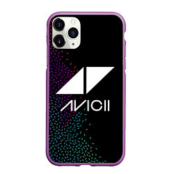 Чехол iPhone 11 Pro матовый AVICII RAIBOW STYLE