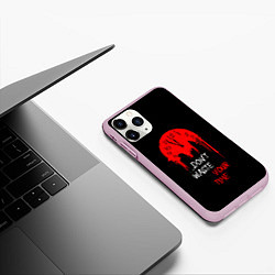 Чехол iPhone 11 Pro матовый Не растрачивай свое время, цвет: 3D-розовый — фото 2