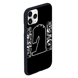 Чехол iPhone 11 Pro матовый Chess Lover Конь Шахматы, цвет: 3D-черный — фото 2