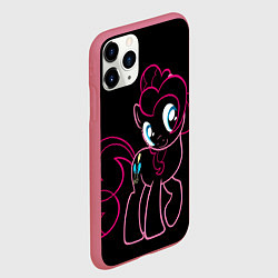 Чехол iPhone 11 Pro матовый Милая Флаттершайн, цвет: 3D-малиновый — фото 2