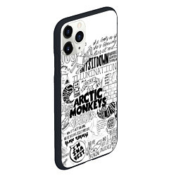 Чехол iPhone 11 Pro матовый Arctic Monkeys, цвет: 3D-черный — фото 2