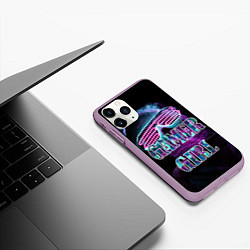 Чехол iPhone 11 Pro матовый Gamer Girl Девушка-геймер, цвет: 3D-сиреневый — фото 2