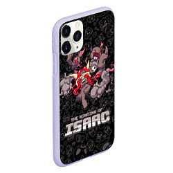 Чехол iPhone 11 Pro матовый The Binding of Isaac, цвет: 3D-светло-сиреневый — фото 2