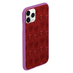 Чехол iPhone 11 Pro матовый Isaacs pattern, цвет: 3D-фиолетовый — фото 2