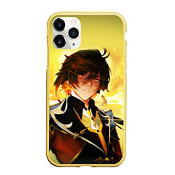 Чехол iPhone 11 Pro матовый ЧЖУН ЛИ GENSHIN IMPACT