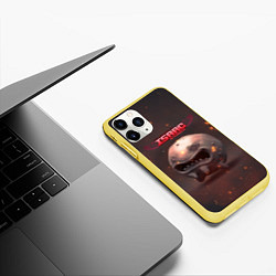 Чехол iPhone 11 Pro матовый The Binding of Isaac Жертвоприношение Исаака Z, цвет: 3D-желтый — фото 2