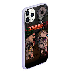 Чехол iPhone 11 Pro матовый The Binding of Isaac Жертвоприношение Исаака Z, цвет: 3D-светло-сиреневый — фото 2