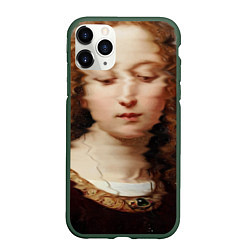 Чехол iPhone 11 Pro матовый Renaissance Maiden