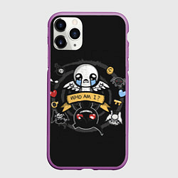 Чехол iPhone 11 Pro матовый Who am i, цвет: 3D-фиолетовый